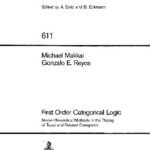 خرید و دانلود نسخه کامل کتاب First Order Categorical Logic: Model-Theoretical Methods in the Theory of Topoi and Related Categories