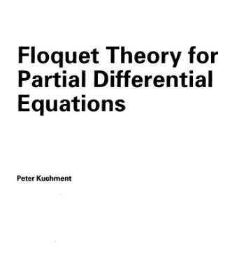 خرید و دانلود نسخه کامل کتاب Floquet Theory for Partial Differential Equations