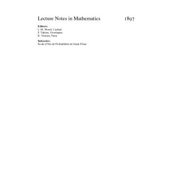 خرید و دانلود نسخه کامل کتاب Fluctuation Theory for Lévy Processes: Ecole d’Eté de Probabilités de Saint-Flour XXXV – 2005