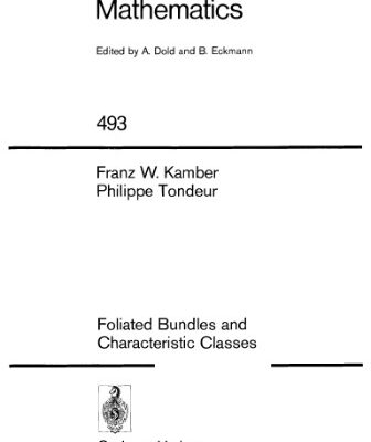 خرید و دانلود نسخه کامل کتاب Foliated Bundles and Characteristic Classes