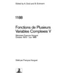 خرید و دانلود نسخه کامل کتاب Fonctions de Plusieurs Variables Complexes V