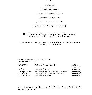 خرید و دانلود نسخه کامل کتاب Formal reduction and integration of systems of nonlinear differential equations