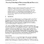 خرید و دانلود نسخه کامل کتاب Fostering Technological Entrepreneurship and Innovation