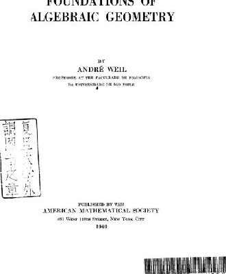 خرید و دانلود نسخه کامل کتاب Foundations of Algebraic Geometry