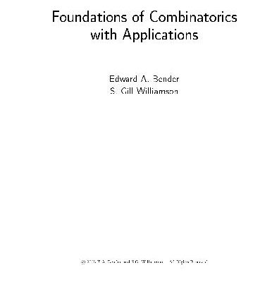 خرید و دانلود نسخه کامل کتاب Foundations of Combinatorics with Applications