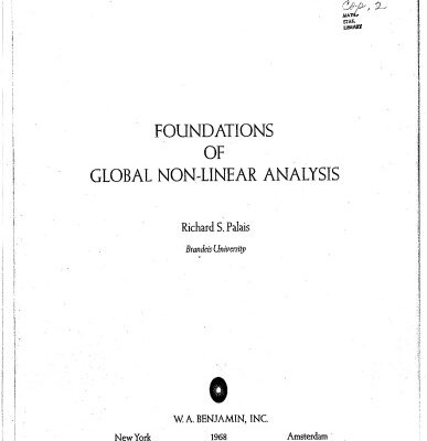 خرید و دانلود نسخه کامل کتاب Foundations Of Global Nonlinear Analysis