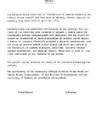 خرید و دانلود نسخه کامل کتاب Foundations of quantum mechanics and ordered linear spaces