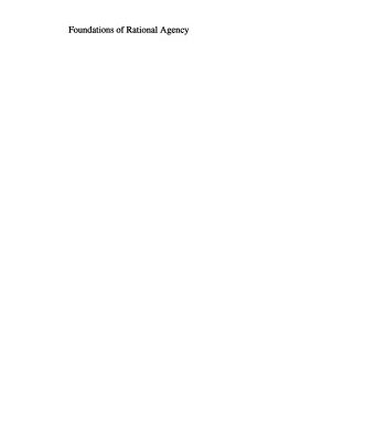 خرید و دانلود نسخه کامل کتاب Foundations of Rational Agency