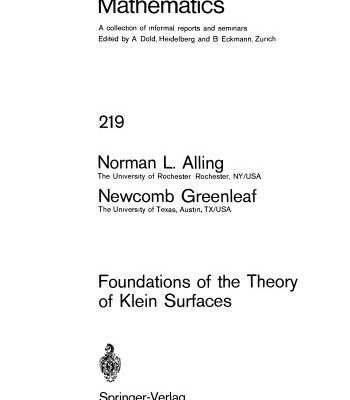 خرید و دانلود نسخه کامل کتاب Foundations of the Theory of Klein Surfaces