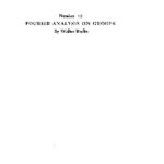 خرید و دانلود نسخه کامل کتاب Fourier analysis on groups