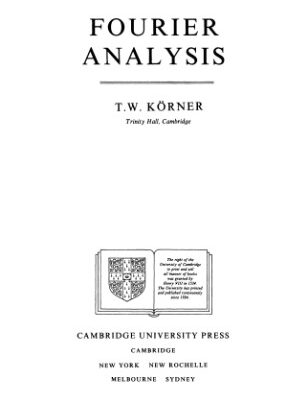 خرید و دانلود نسخه کامل کتاب Fourier Analysis