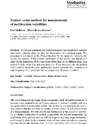 خرید و دانلود نسخه کامل کتاب Fourier series method for measurement
