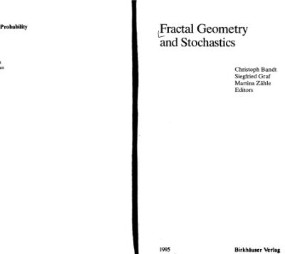 خرید و دانلود نسخه کامل کتاب Fractal Geometry and Stochastics