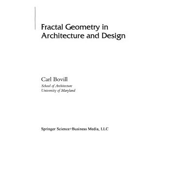 خرید و دانلود نسخه کامل کتاب Fractal Geometry in Architecture and Design