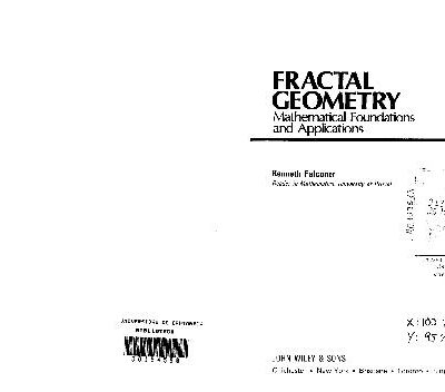 خرید و دانلود نسخه کامل کتاب Fractal Geometry. Mathematical Foundations and Applications