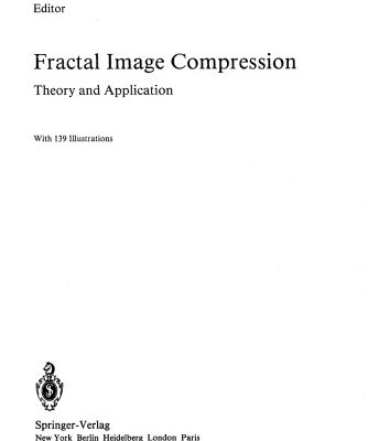 خرید و دانلود نسخه کامل کتاب Fractal Image Compression Theory And Application