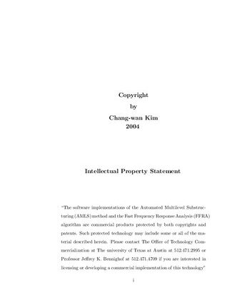 خرید و دانلود نسخه کامل کتاب Frequency response computation for complex structures with damping and acoustic fluid