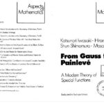 خرید و دانلود نسخه کامل کتاب From Gauss to Painleve: a modern theory of special functions