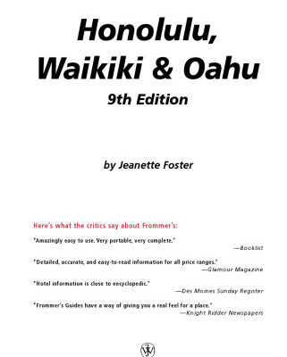 خرید و دانلود نسخه کامل کتاب Frommer’s Honolulu, Waikiki & Oahu (2005) (Frommer’s Complete)