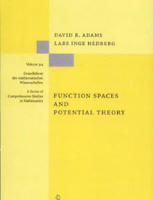 خرید و دانلود نسخه کامل کتاب Function spaces and potential theory