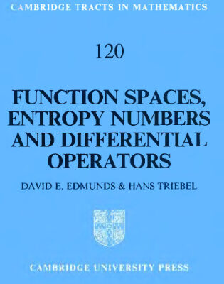 خرید و دانلود نسخه کامل کتاب Function spaces, entropy numbers, differential operators