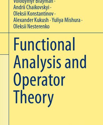 خرید و دانلود نسخه کامل کتاب Functional Analysis and Operator Theory