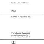 خرید و دانلود نسخه کامل کتاب Functional Analysis: Proceedings of the Seminar at the University of Texas at Austin, 1986–87
