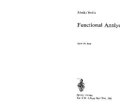 خرید و دانلود نسخه کامل کتاب Functional Analysis
