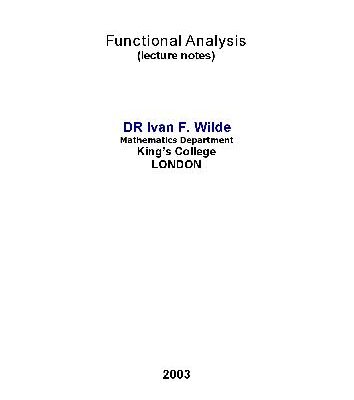 خرید و دانلود نسخه کامل کتاب Functional Analysis