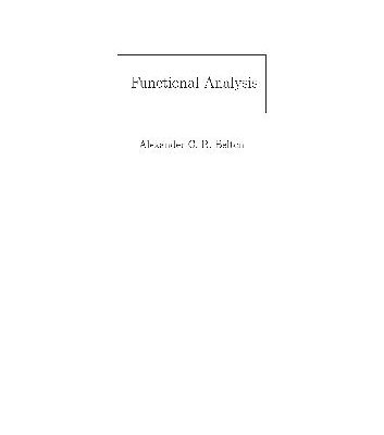 خرید و دانلود نسخه کامل کتاب Functional analysis