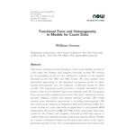 خرید و دانلود نسخه کامل کتاب Functional Form and Heterogeneity in Models for Count Data