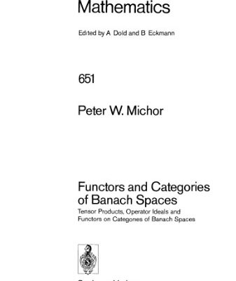 خرید و دانلود نسخه کامل کتاب Functors and Categories of Banach Spaces