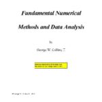 خرید و دانلود نسخه کامل کتاب Fundamental numerical methods and data analysis