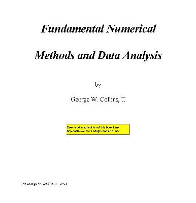 خرید و دانلود نسخه کامل کتاب Fundamental numerical methods and data analysis