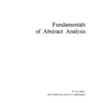 خرید و دانلود نسخه کامل کتاب Fundamentals of Abstract Analysis