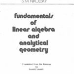 خرید و دانلود نسخه کامل کتاب Fundamentals of linear algebra and analytical geometry