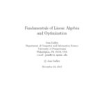 خرید و دانلود نسخه کامل کتاب Fundamentals of Linear Algebra and Optimization [Lecture notes]