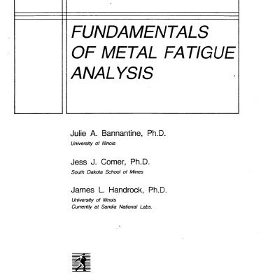 خرید و دانلود نسخه کامل کتاب Fundamentals of Metal Fatigue Analysis