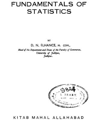 خرید و دانلود نسخه کامل کتاب Fundamentals of Statistics