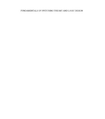 خرید و دانلود نسخه کامل کتاب Fundamentals of switching theory and logic design: a hands on approach
