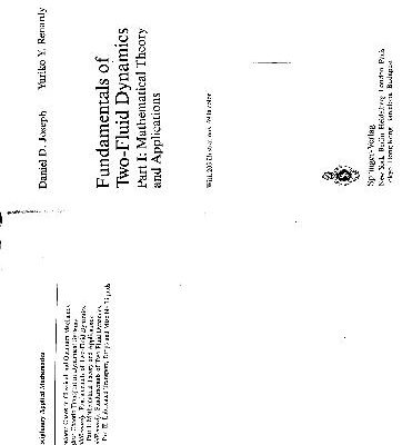 خرید و دانلود نسخه کامل کتاب Fundamentals of two-fluid dynamics, Mathematical theory and applications