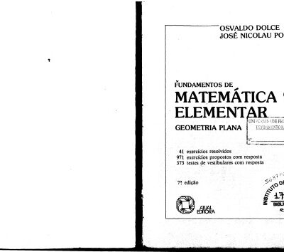 خرید و دانلود نسخه کامل کتاب Fundamentos de Matematica Elementar 9: Geometria Plana