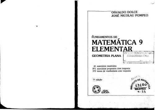 خرید و دانلود نسخه کامل کتاب Fundamentos de Matematica Elementar 9: Geometria Plana_68a8008f7563a.jpeg خرید و دانلود نسخه کامل کتاب Fundamentos de Matematica Elementar 9: Geometria Plana