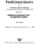 خرید و دانلود نسخه کامل کتاب Funktionentheorie. 1. Grundlagen der allgemeinen Theorie der analytischen Funktionen