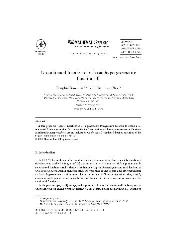 خرید و دانلود نسخه کامل کتاب G-continued fractions for basic hypergeometric functions II_68a80428b2ba8.jpeg خرید و دانلود نسخه کامل کتاب G-continued fractions for basic hypergeometric functions II