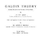 خرید و دانلود نسخه کامل کتاب Galois Theory