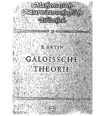 خرید و دانلود نسخه کامل کتاب Galoissche Theorie