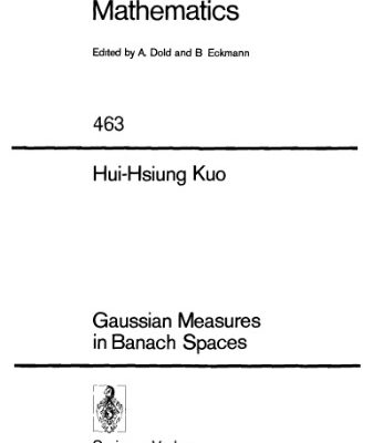 خرید و دانلود نسخه کامل کتاب Gaussian Measures in Banach Spaces