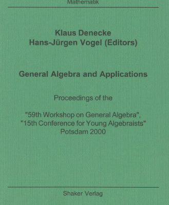 خرید و دانلود نسخه کامل کتاب General Algebra and Applications