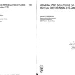 خرید و دانلود نسخه کامل کتاب Generalized Solutions of Nonlinear Partial Differential Equations
